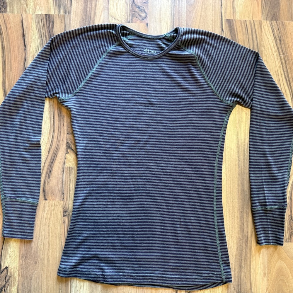 IBEX Striped “Woolie”. Size Small